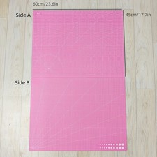 Self Healing Cutting Mat A2 18"x24" – Double Sided 5-Ply Craft Mat Pink - NEW