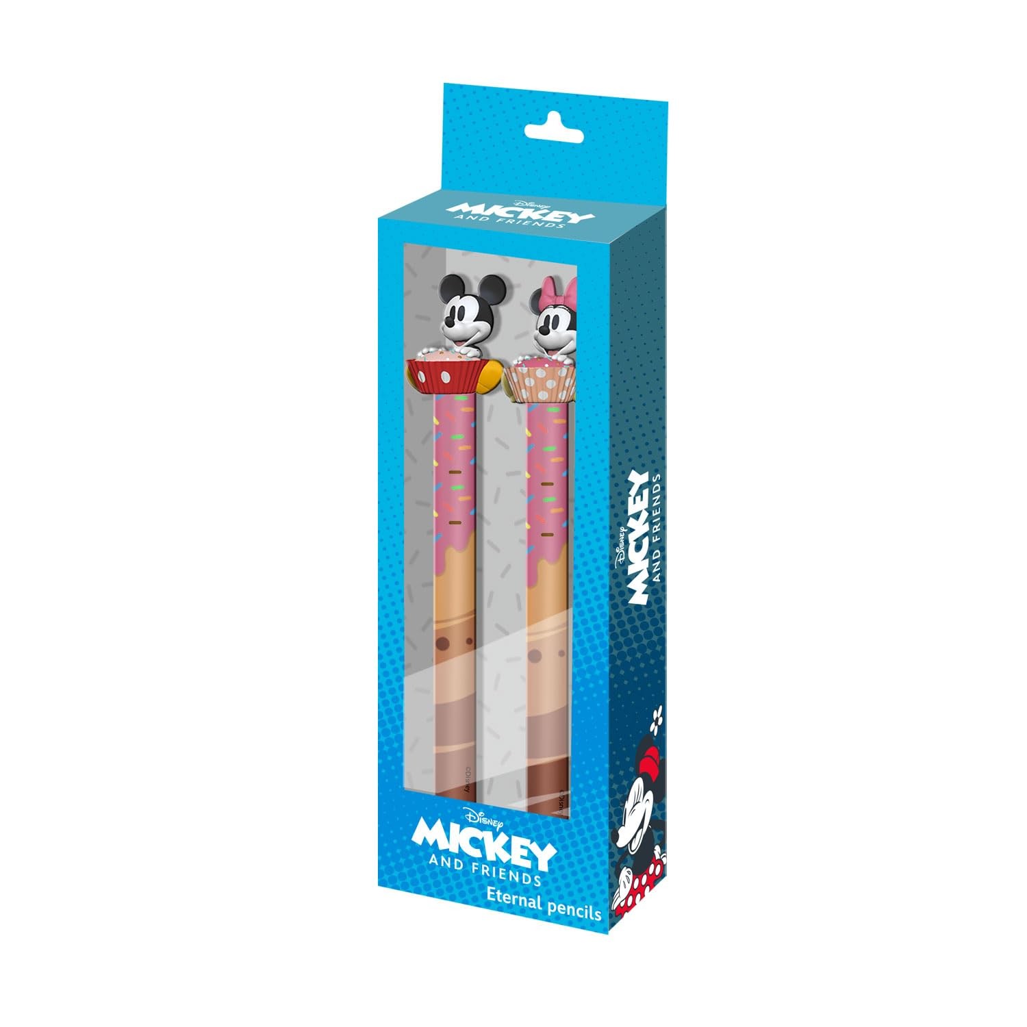 Disney Mickey and Minnie Mix-Pack of 2 Eternal Pencils Blue 95 x 23 cm 3190₽