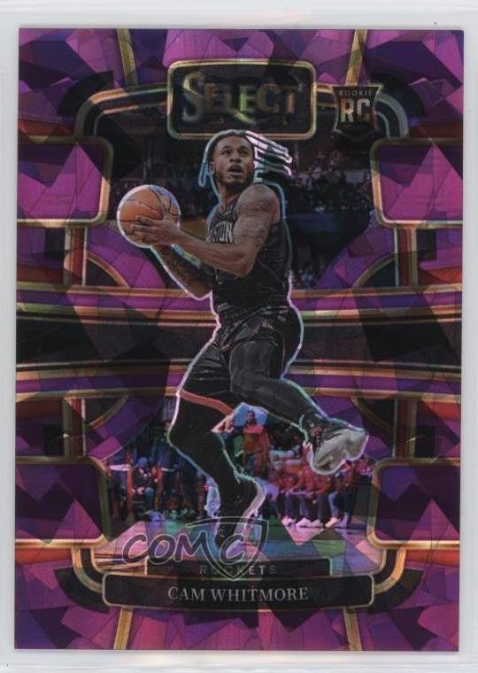 2023-24 Panini Select Concourse Purple Cracked Ice Prizm 55/99 Cam Whitmore 19cx