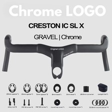 Gravel Road Bicycle Integrated Cockpit Internal Cable Routing Carbon Handlebar