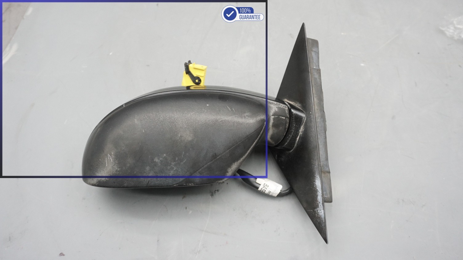 04–08 Maserati Quattroporte M139 Front Left Driver Side Door View Mirror Black