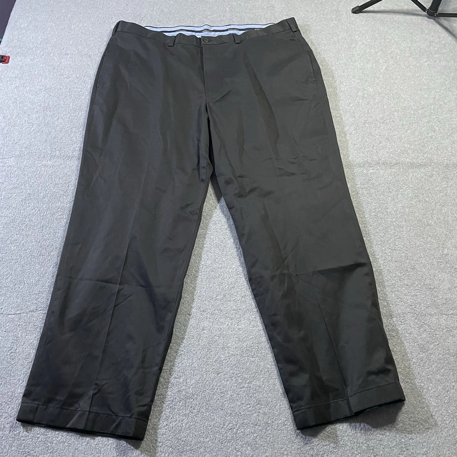 Brooks Brothers Hudson Mens Black Lightweight Advantage Chino Pants 41” x 29.5”