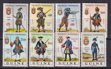 Portuguese Guinea 1965 Yvert 321/28 Military Uniforms MNH VF (GX)