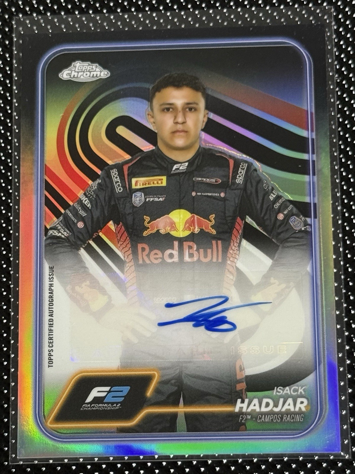 2024 Topps Chrome Formula 1 F1 Isack Hadjar Auto #CAC-HAD