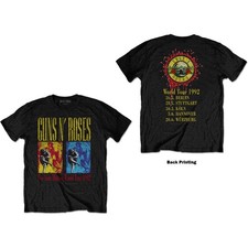 Image of Official Guns N Roses T Shirt Use Your Illusion World Tour Black New S M L XL XX