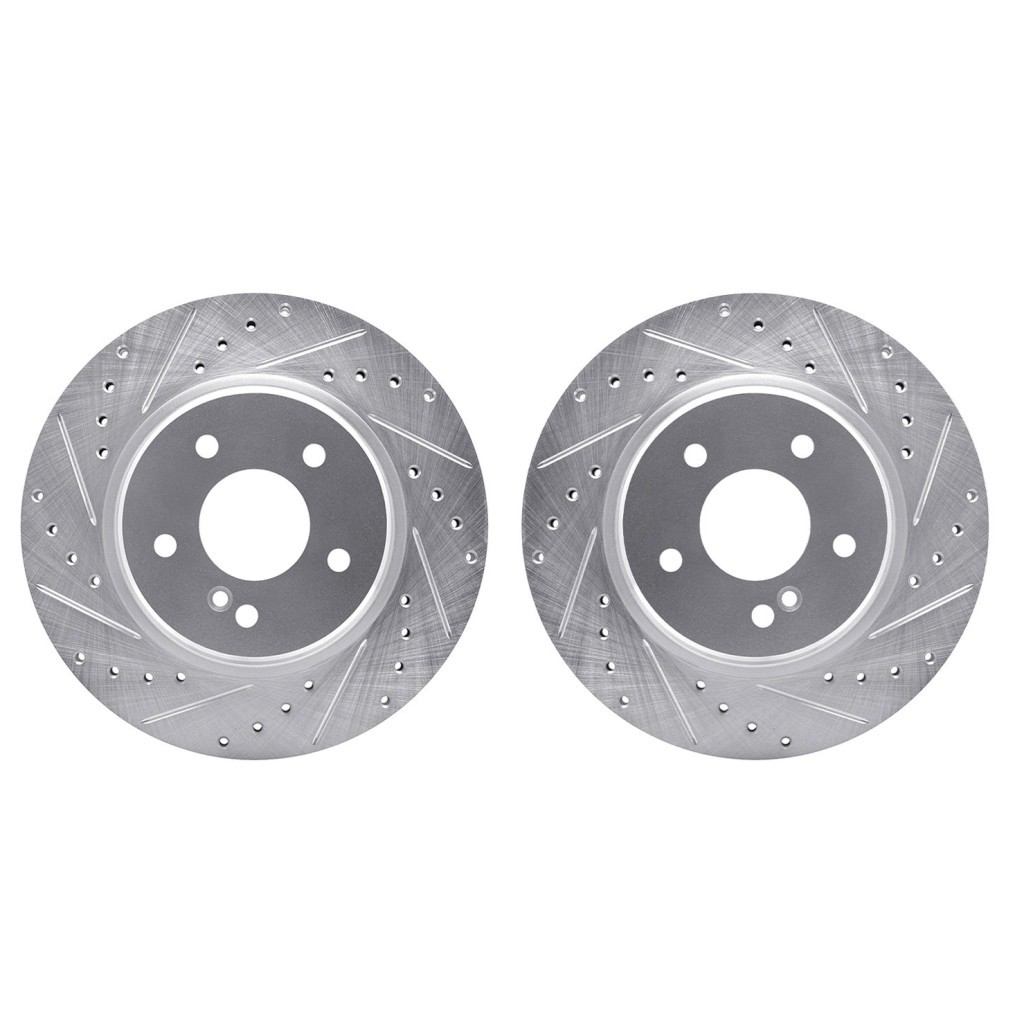 For Mercedes-Benz CLS500/SLR McLaren 2005-2009 Rotor Set | Rear | Silver Vented