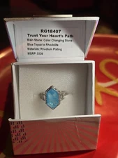 BP Mental Health Awareness Ring Size 6 RG18407 Trust Your Hearts Path