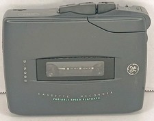 GE Recorder Variable Speed Playback Cassette Built-In Mic  Speaker 3-5362A