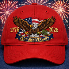 Custom Embroidered 1776 We The People 250 Years United States Patriotic Cap