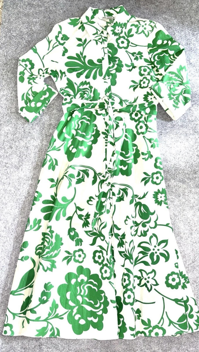 Zara Floral Shirt Dresses for sale | eBay