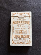 32 Antike Spielkarten von Ferdinand Piatnik & Söhne Kartenspiel, Wien, um 1915?