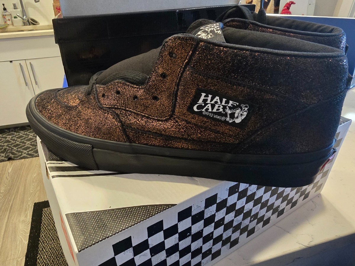 VANS Half Cab Multi Check/Blak 28cm 中古 Vans Skate Half Cab Metallic Bronze VN0A2Z34B0Z Men's Size 13