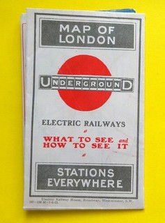 Map of London's Electric Railways 1913 and quite superb condition