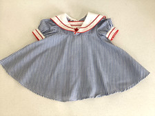 Vintage Girls Red white Blue Dress Little Goodies by Good Lad 12mo.