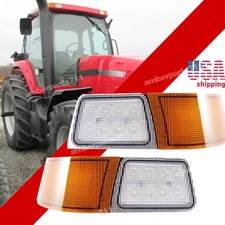 Amber LED Corner Light Work Light For Case IH MXM120 MXM130 MXM140 MXM155 MXM175