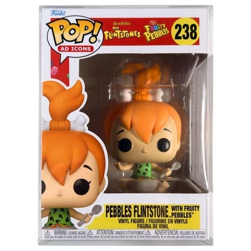 Funko Pop Ad Icons Fruity Pebbles Flintstone #238 Classic Cereal Vaulted VHTF