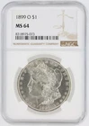 1899-O Morgan Dollar NGC MS64 S$1 New Orleans Minted Silver Dollar No Reserve