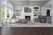 Safety 192" Super Wide Baby Gate  Play Yard, 2-in-1 Adjustable Playpen for B...