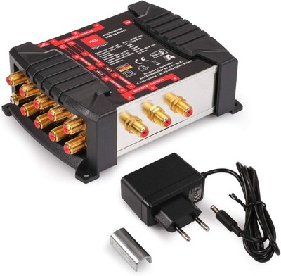SAT Multischalter OMS 9x6 PRO-TR für 6 Teilnehmer für Quattro LNB RED OPTICUM 