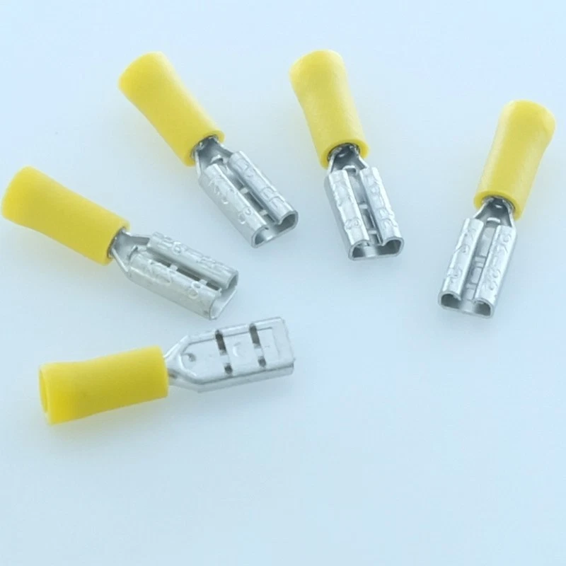 Cosse plate femelle 2.8x0.5mm jaune 0.2mm - 0.5mm² RND Connect (lot de 5) - Photo 1/1