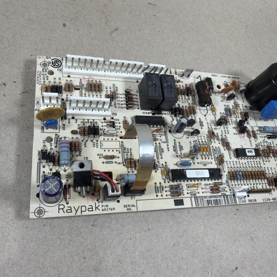 Placa de circuito de control de calentador de spa para piscina Raypak 601769 1134-83-4041A (A9) Foto 4 de 4