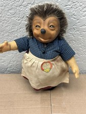 VINTAGE 1960  s 7  STEIFF MICKI HEDGEHOG-FREE SHIPPING