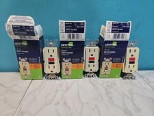 Leviton GFNT1-0RI Ivory 15A Thermoplastic Self Test GFCI Receptacle 4.25 H in.