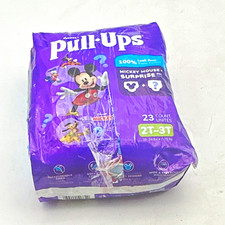 Pull-Ups Training Pants Mickey Mouse  Friends Purple 2T-3T 23 Count