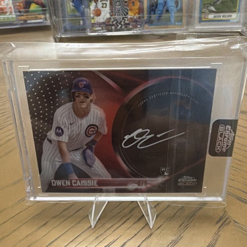 2026 Topps Chrome Black Owen Caissie Base (RAW)