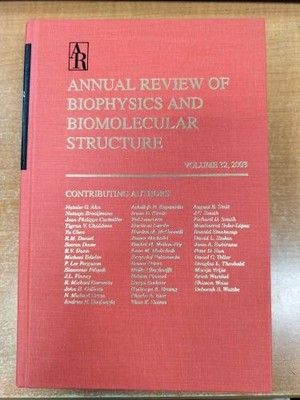 Annual Review of Biophysics and Biomolecular Structure: 2003 (Annual Review of B