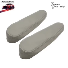 For 2001-2007 Toyota Sequoia Leather Seat Armrest Covers Size 10X13 Gray NEW