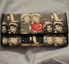 I Love Lucy Women’s Fold-Over Clutch Wallet Graphic Print Black White Red — photo 1