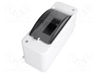 Aufputz Anz.Mod: 2 weiss Gehäuse: für Modulapparatur ABS IP30