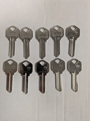 KWIKSET KW-1 Hausschlüssel Rohlinge 10er Pack Wartung RE KWIKSET ÄRA ZYLINDER
