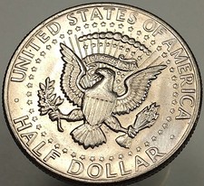 ERROR COIN 1971-D Kennedy Half Reverse double die DDR Obverse separated nose!