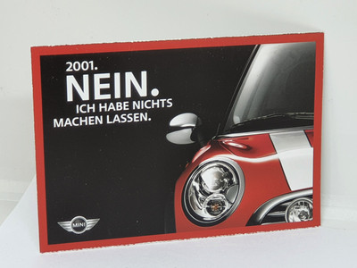 Mini - Nein ich habe nichts machen lassen  - Postkarte - Werbung (2) 