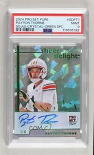 2024 Leaf Pro Set Pure Crystal Green Spectrum 1/6 Payton Thorne PSA 9 Auto 8d2
