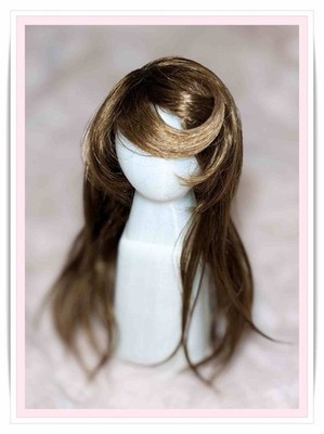 1/3 BJD Volks Balljointed Doll Super Dollfie SD 9/10 Soft Wave Curl Brown Wig
