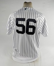 2023 New York Yankees Lou Trivino #56 Game Issued White Jersey 46 DP73654
