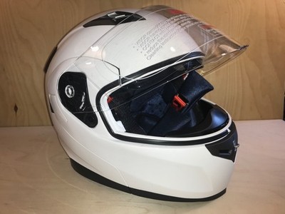 FreedConn BM2-S 953 Motorcycle Bluetooth Helmet Flip Up Modular Large White