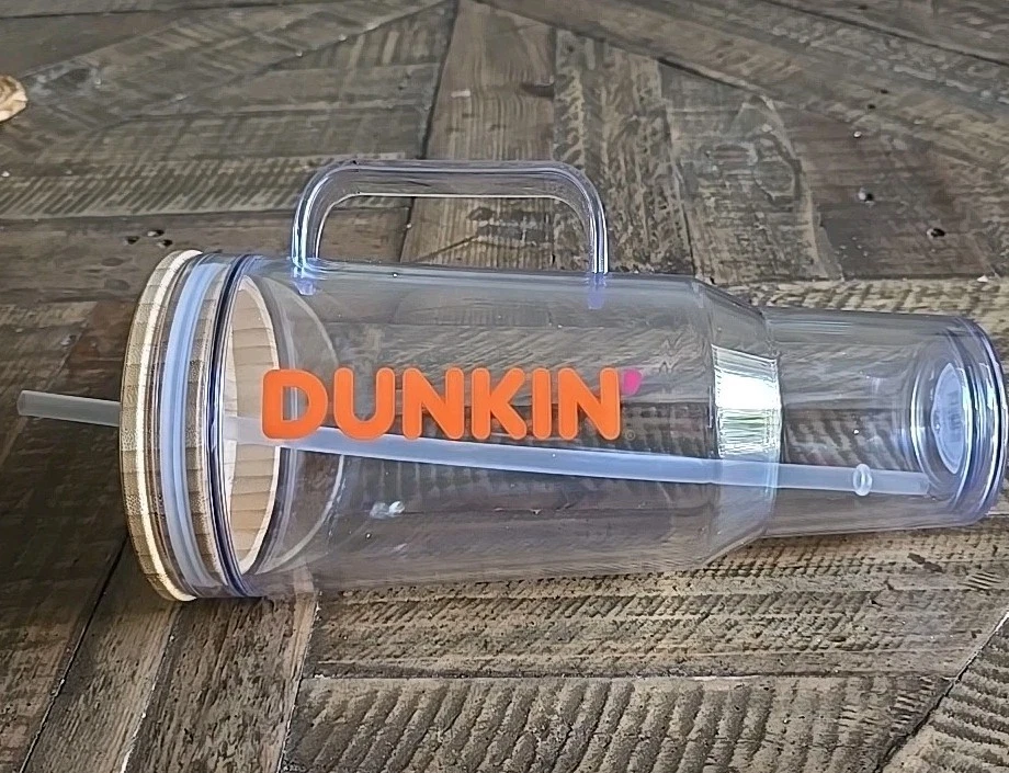 2025 Dunkin Double Wall Bamboo Tumbler 40 oz  - Image 3 of 4