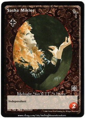 Sasha Miklos Ravnos Final Nights V:TES VTES Vampire CCG