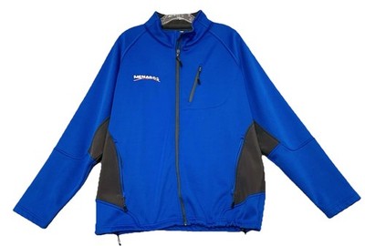 Menards Blue Softshell Logo Jacket Associate Employee Worker Men s Large