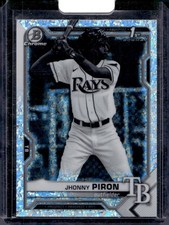 2021 Bowman Chrome #BCP-239 Jhonny Piron Prospects Speckle Refractor #/299