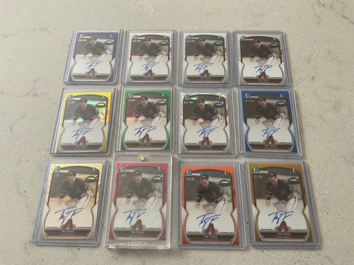 Tim Tawa 2023 1st Bowman Chrome Autograph Rainbow Collection! Superfractor 1/1