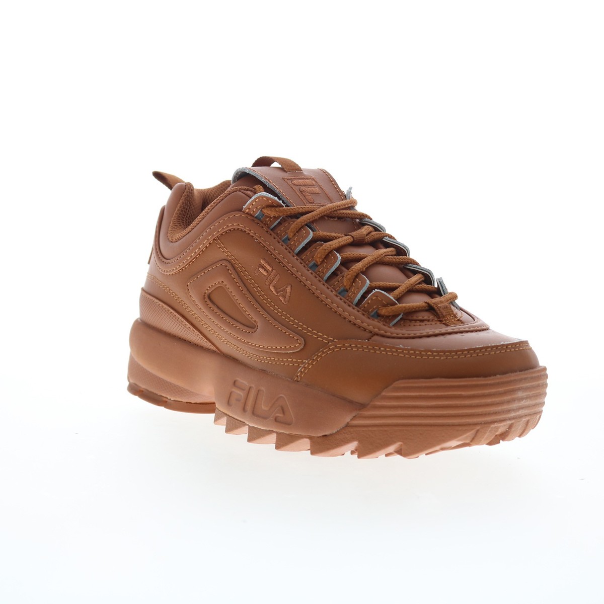 Fila Disruptor II Premium 5XM01807-200 Womens Brown Lifestyle Sneakers Shoes