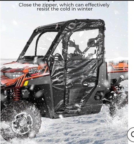 Kemi Moto UTV Cab Enclosure Upper Doors for Ranger XP 1000 (2017-2025) NEW - Picture 4 of 7