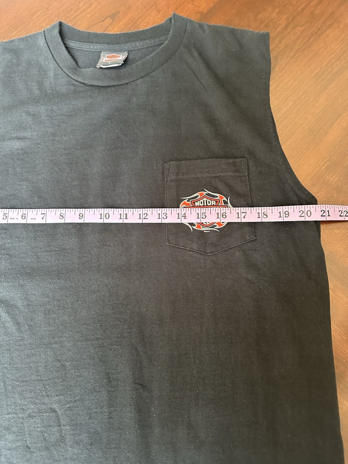 Vintage Harley-Davidson Muscle T-Shirt Size L Y2K USA Biker Motorcycle Retro