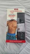Lucky Brand Boxer Briefs 4 Pack