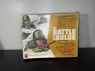 Vintage 1965 1st Edition Avalon Hill 602 Battle of the Bulge Board Game - Great!
